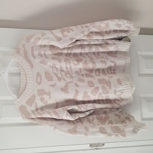 Tan Leopard Sweater